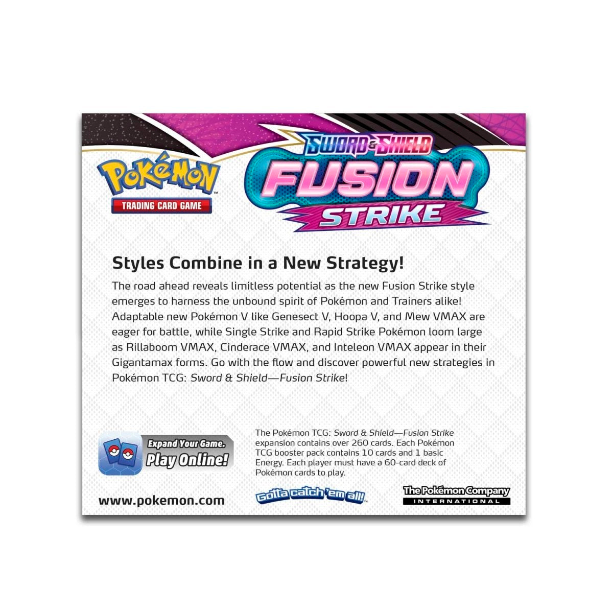Pokemon : Sword & Shield - Fusion Strike - Booster Box