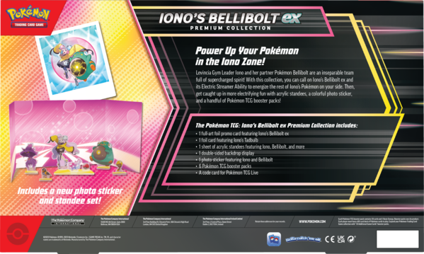 Pokemon : Iono's Bellibolt ex Premium Collection