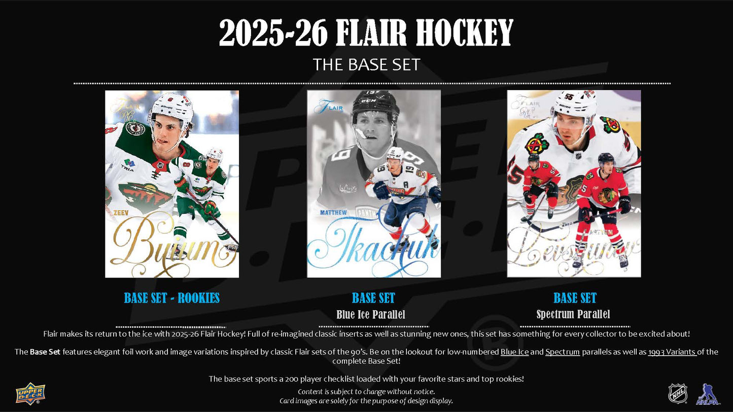 2025-26 : Upper Deck Flair Hockey Hobby Box