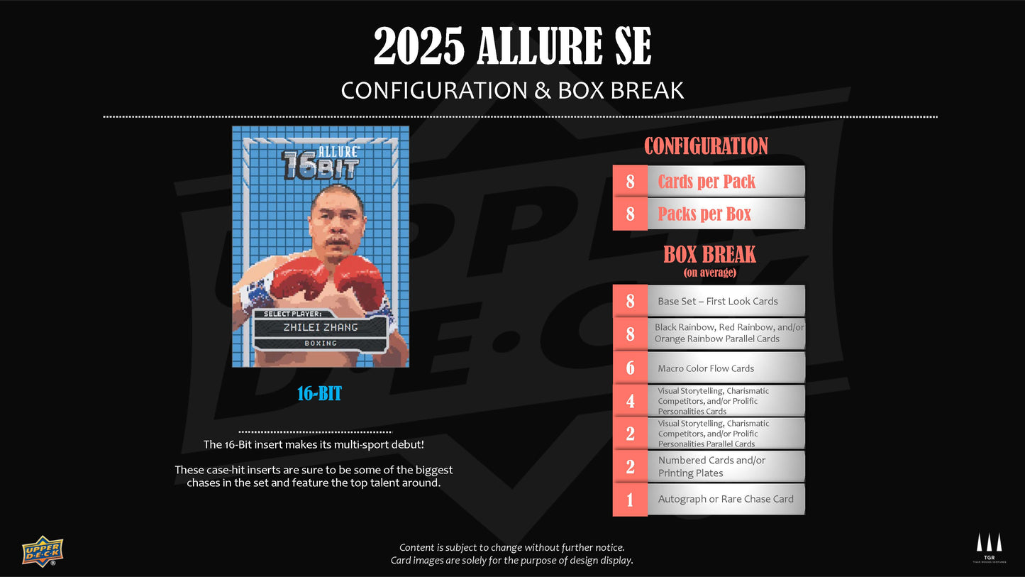 2025 : Upper Deck Allure SE Multi Sport Hobby Box