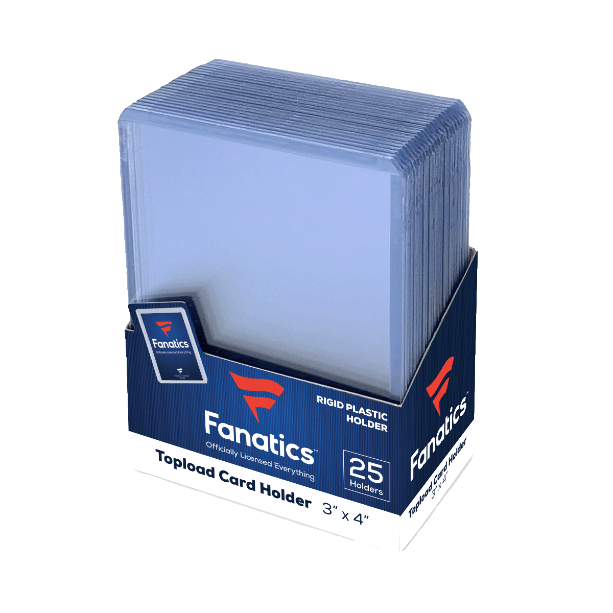 Fanatics 35pt 3x4 Top Loader - 25 Count