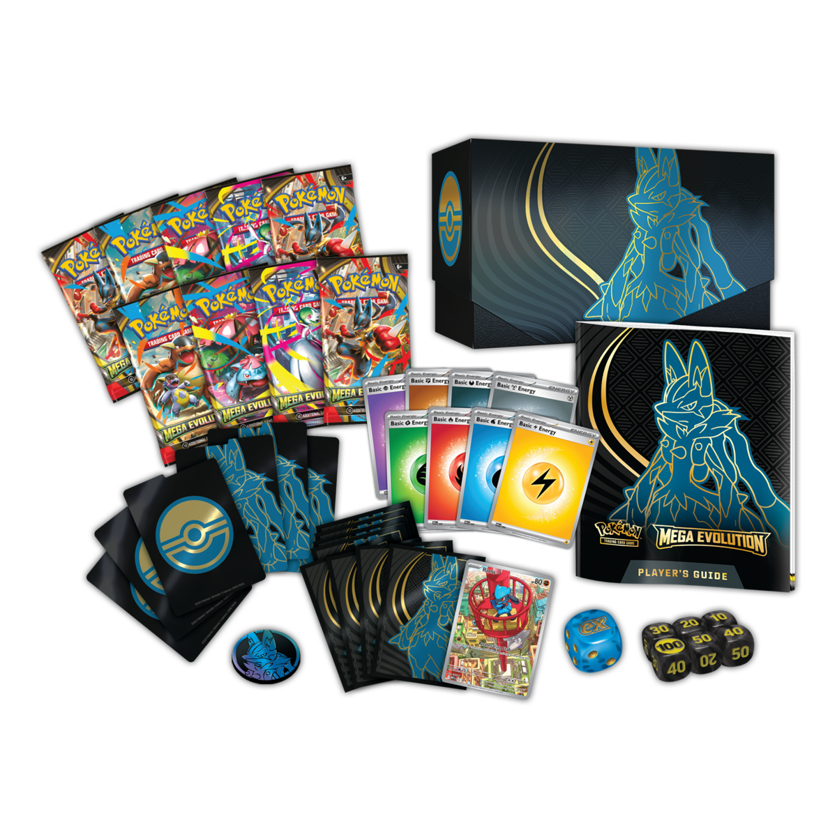 Pokémon Elite Trainer Box - ME01 : Mega Evolution - Mega Lucario