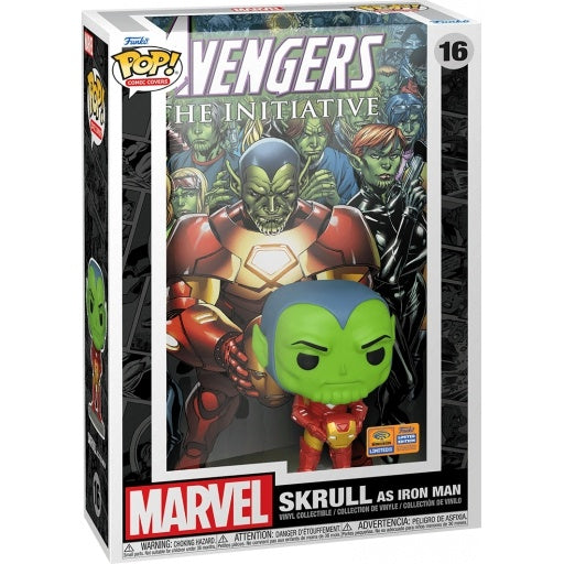 Comic Covers : Skrull as Iron Man - Avengers The Initiative #16 Exclusive Funko POP!