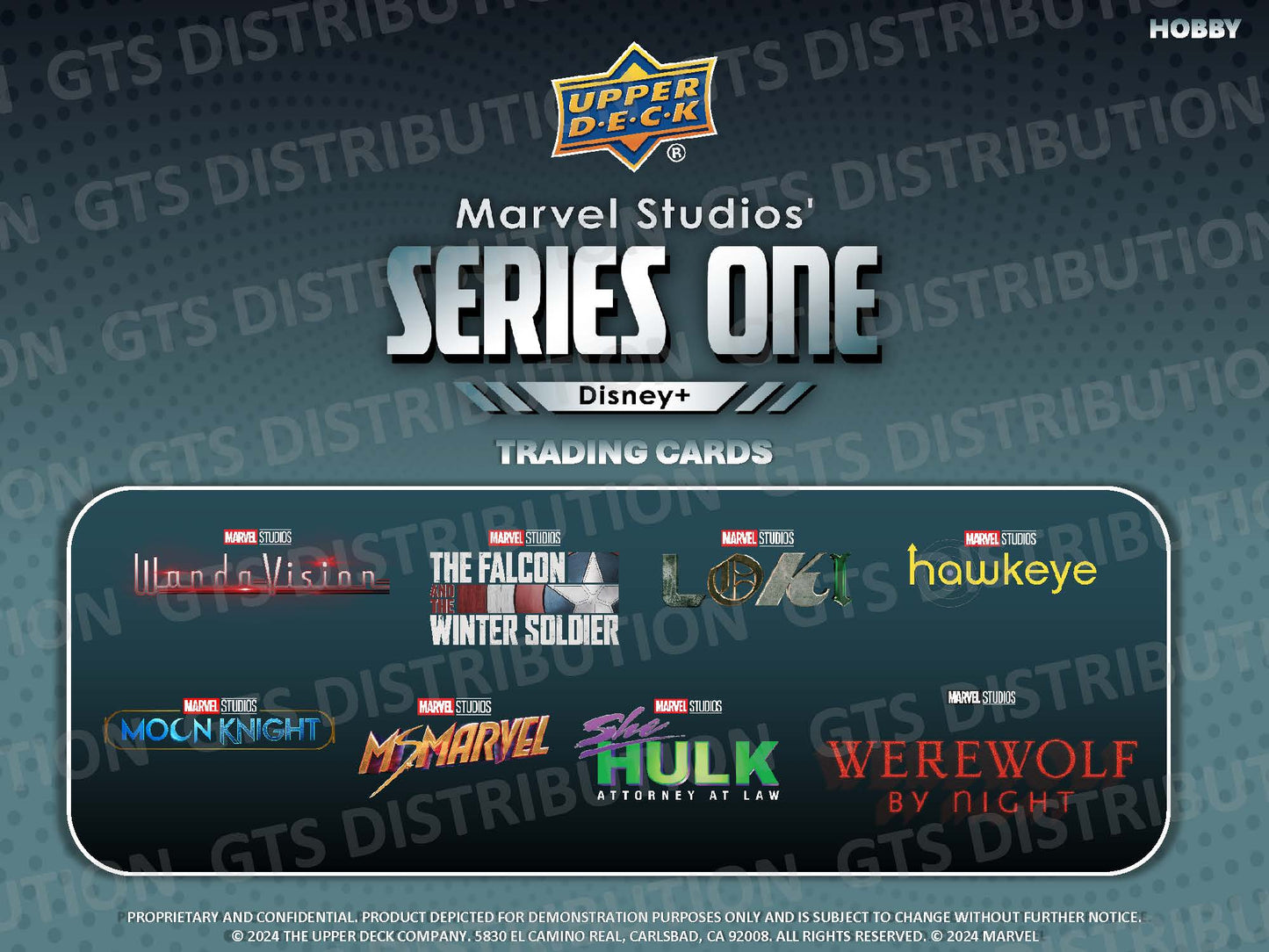 2024 : Upper Deck Marvel Studios Series 1 Disney+ Hobby Box