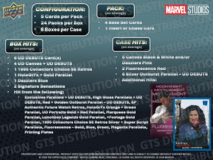 2024 : Upper Deck Marvel Studios Series 1 Disney+ Hobby Box