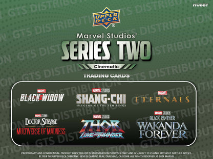 2024 : Upper Deck Marvel Studios Series 2 Cinematic Hobby Box