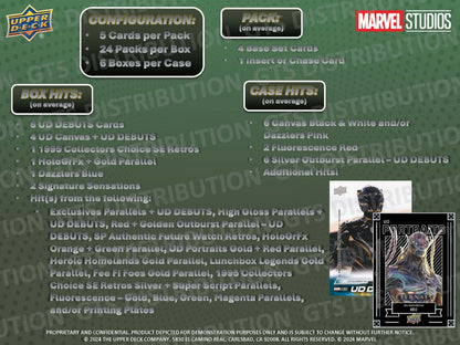 2024 : Upper Deck Marvel Studios Series 2 Cinematic Hobby Box