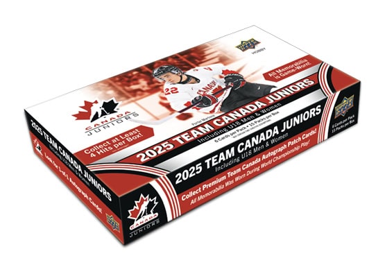 2025 : Upper Deck Team Canada Juniors Hockey Hobby Box