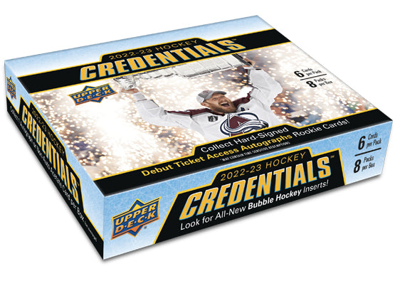 2022-23 : Upper Deck Credentials Hockey Hobby Box