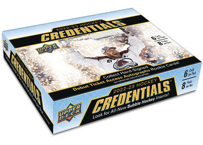 2022-23 : Upper Deck Credentials Hockey Hobby Box