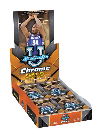 2022-23 : Bowman Chrome University Basketball Hobby Box