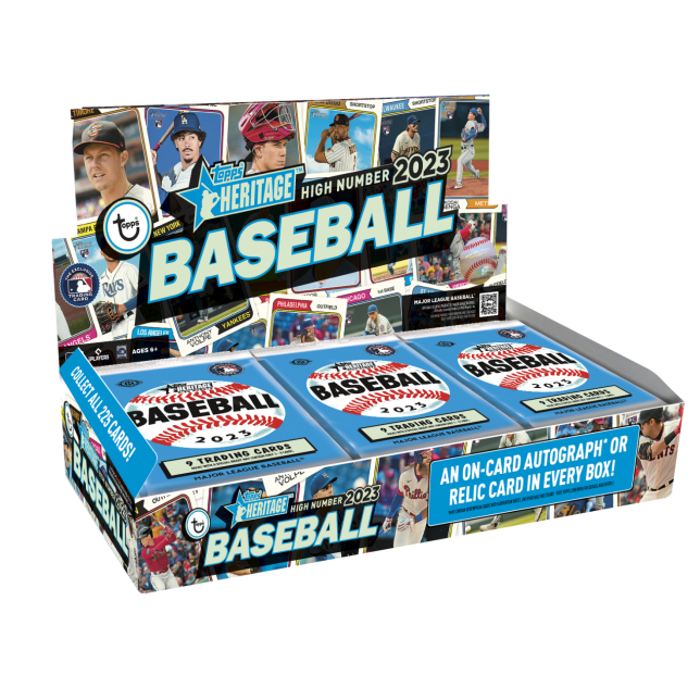 2023 : Topps Heritage High Number Baseball Hobby Box