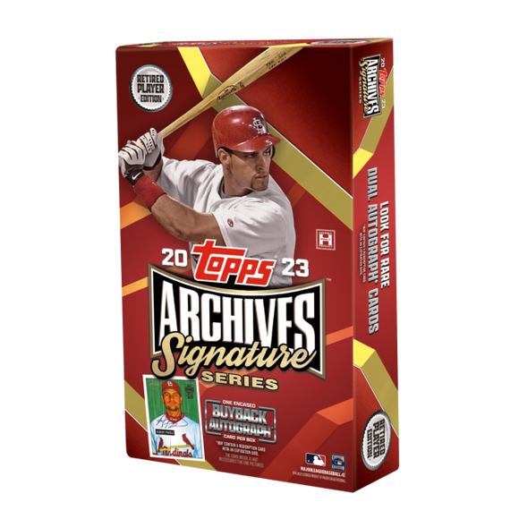 2023 : Topps Archives Signature Series Retired Player Edition Baseball Hobby Box