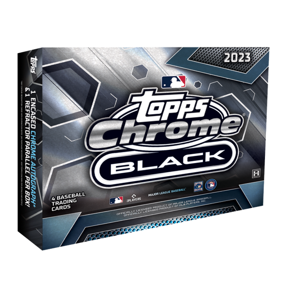 2023 : Topps Chrome Black Baseball Hobby Box