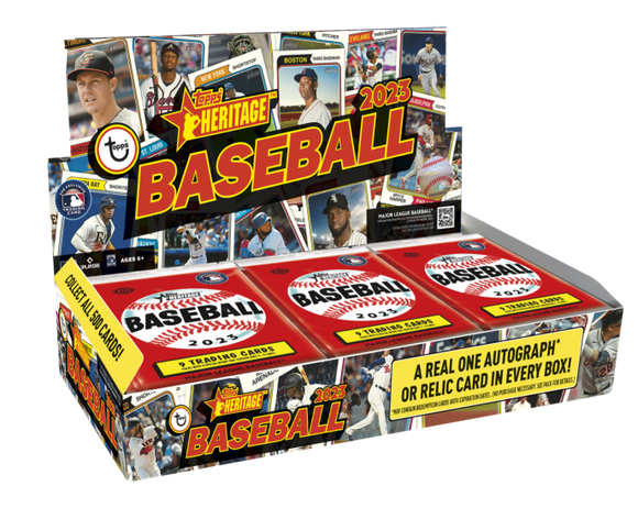 2023 : Topps Heritage Baseball Hobby Box