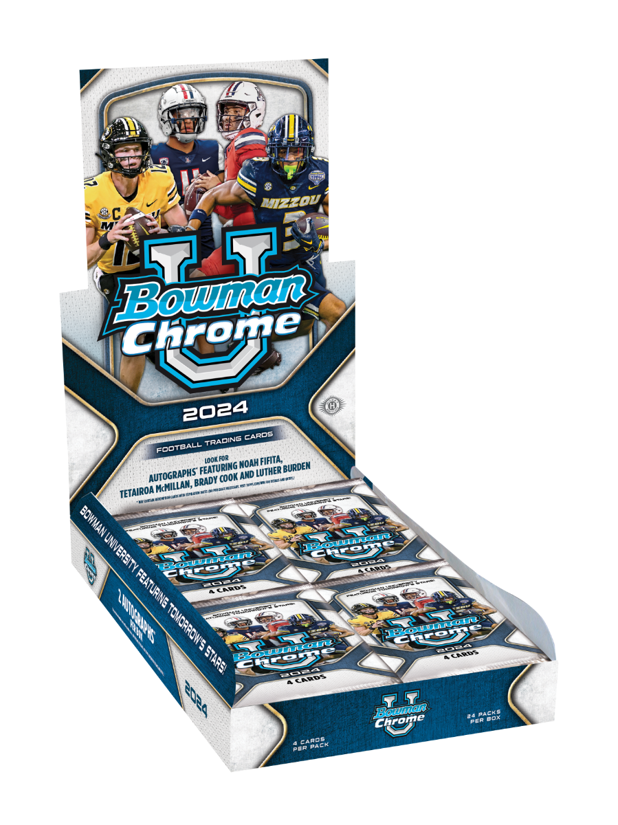 2024 : Bowman University Chrome Football Hobby Box