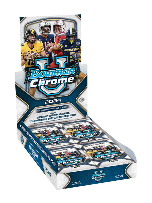 2024 : Bowman University Chrome Football Hobby Box