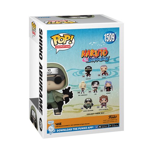 Animation : Naruto Shippuden - Shino Aburame #1509 Funko POP!