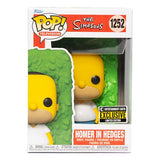 Television : The Simpsons - Homer In Hedges #1252 Entertainment Earth Exclusive Funko POP!
