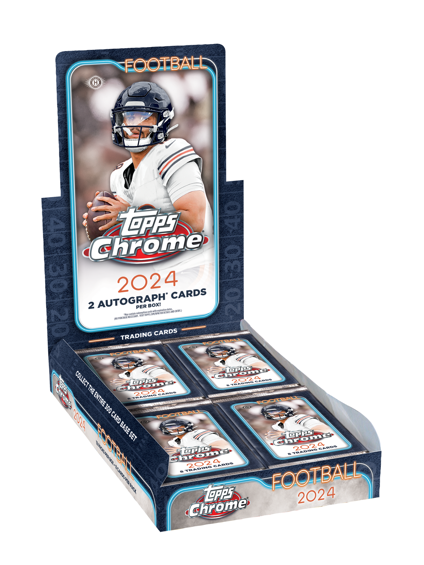 2024 : Topps Chrome Football Hobby Box