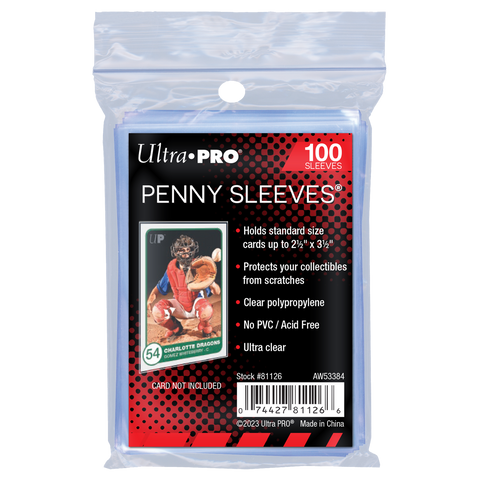 Ultra Pro 2.5" x 3.5" Soft Trading Card Penny Sleeves