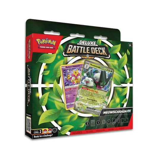 Pokemon : Meowscarada ex Deluxe Battle Deck