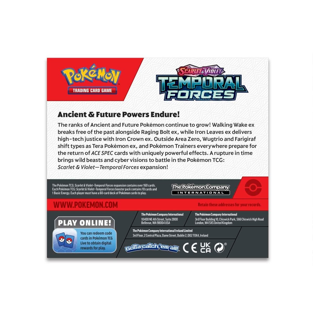 Pokemon : Scarlet & Violet - Temporal Forces - Booster Box