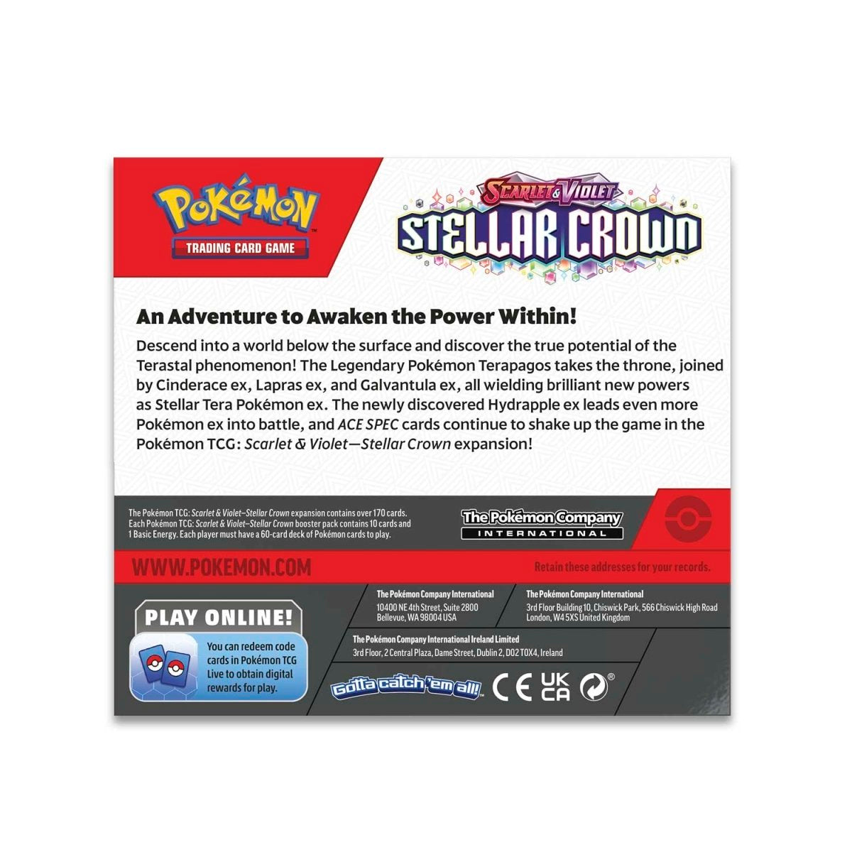 Pokemon : Scarlet & Violet - Stellar Crown - Booster Box