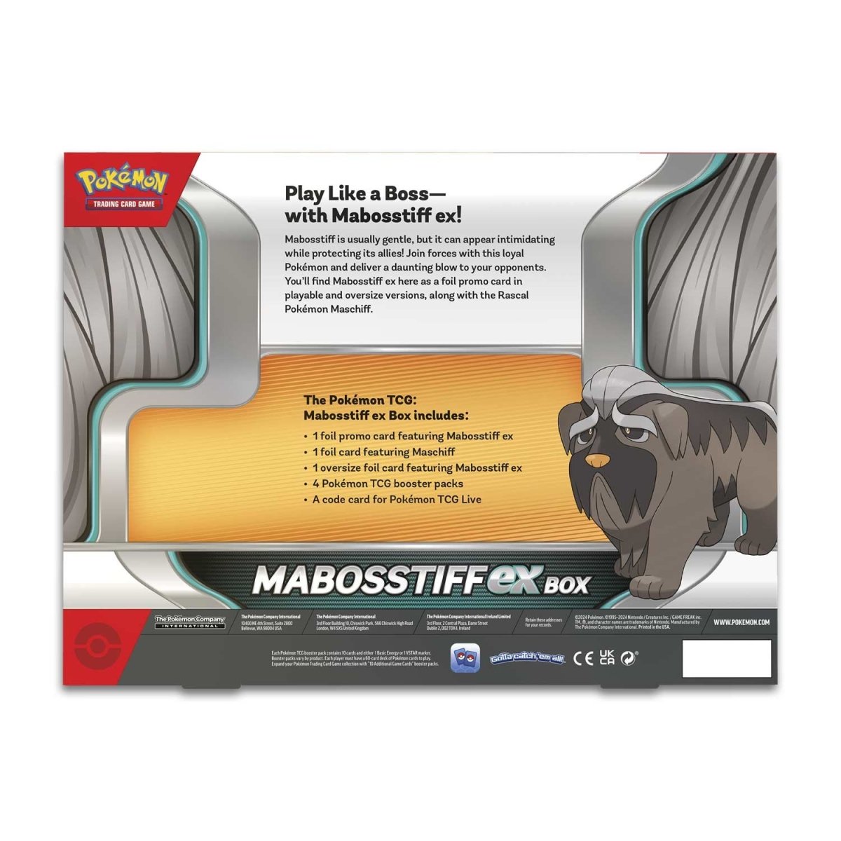 Pokemon : Mabosstiff ex Box