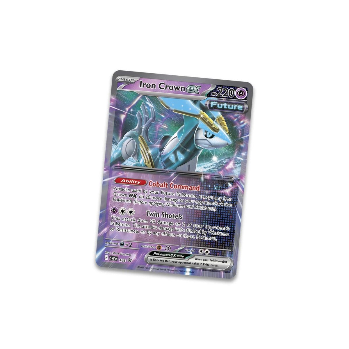 Pokemon : Paradox Destinies Tin (Iron Crown ex)