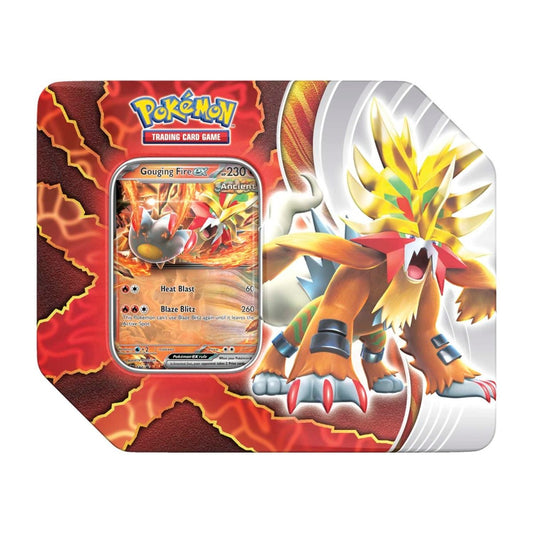 Pokemon : Paradox Destinies Tin (Gouging Fire ex)