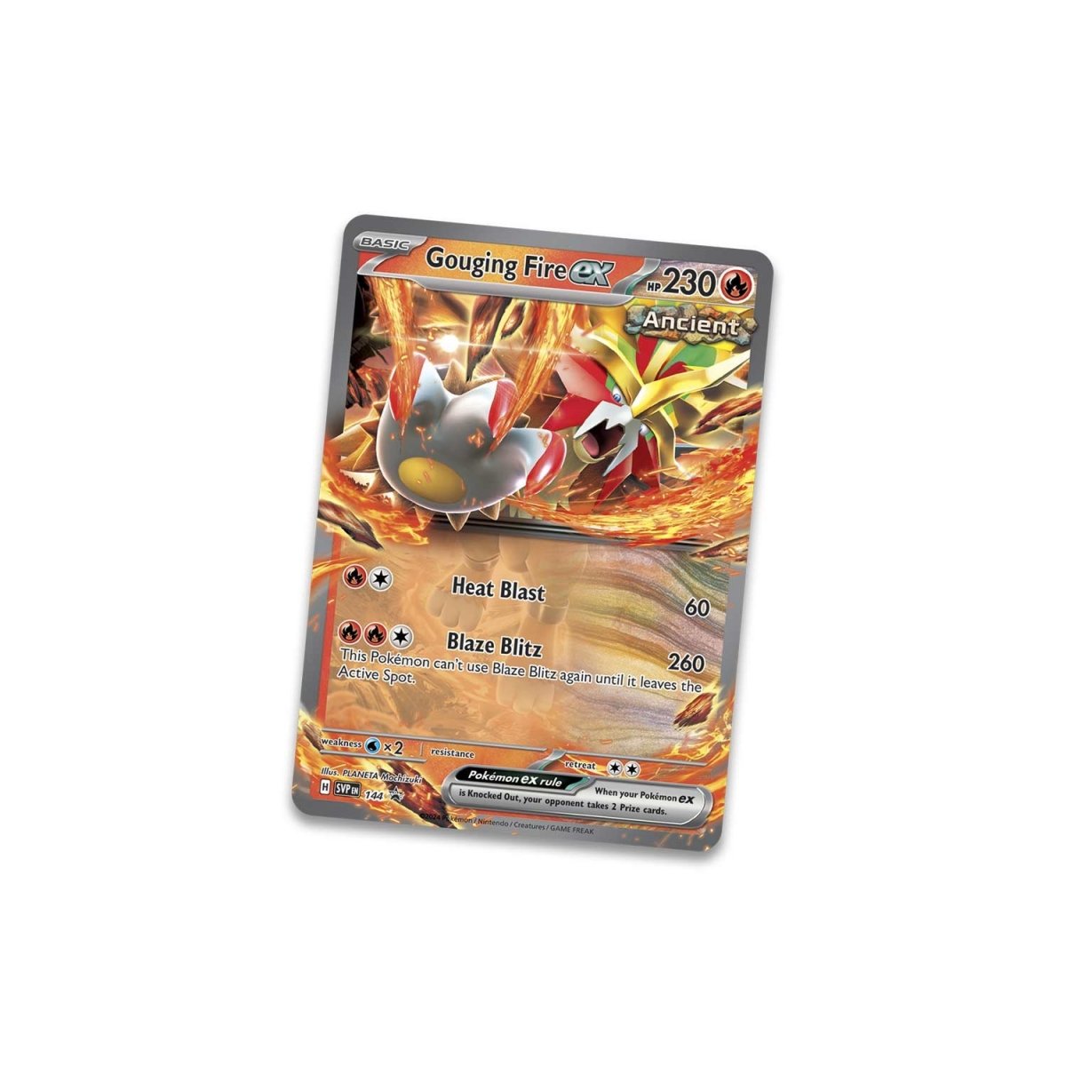 Pokemon : Paradox Destinies Tin (Gouging Fire ex)