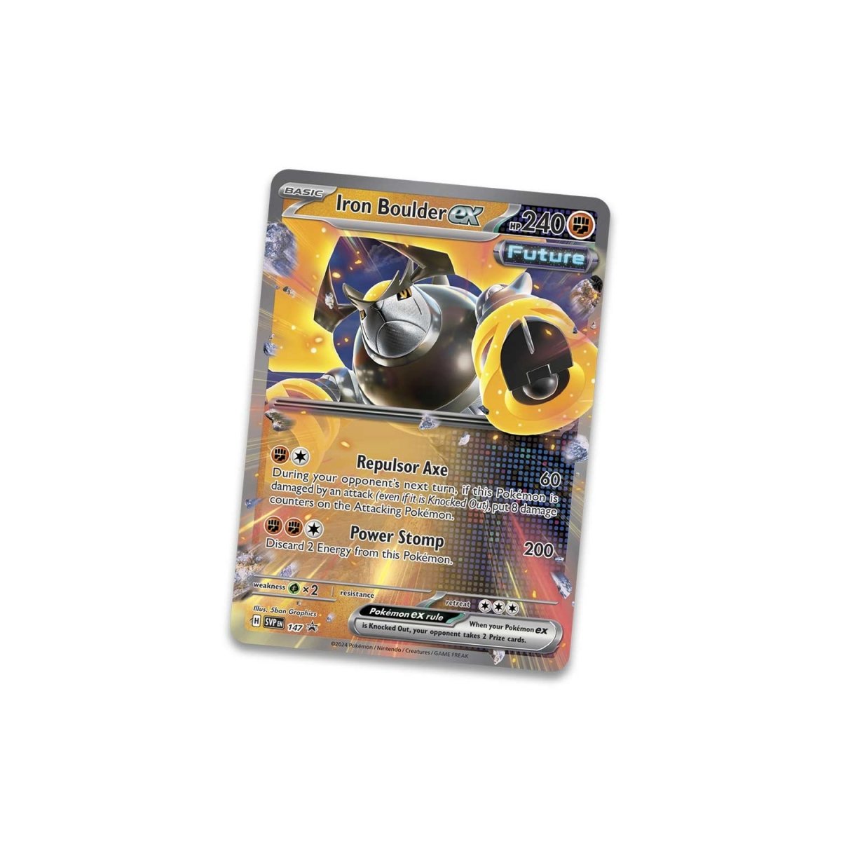 Pokemon : Paradox Destinies Tin (Iron Boulder ex)