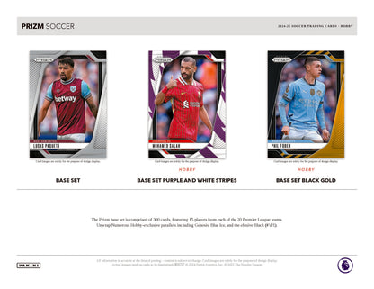 2024-25 : Panini Prizm English Premier League Soccer Hobby Box