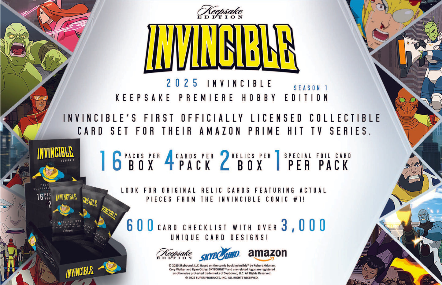 2025 : Keepsake Invincible Season 1 Premiere Hobby Edition Box