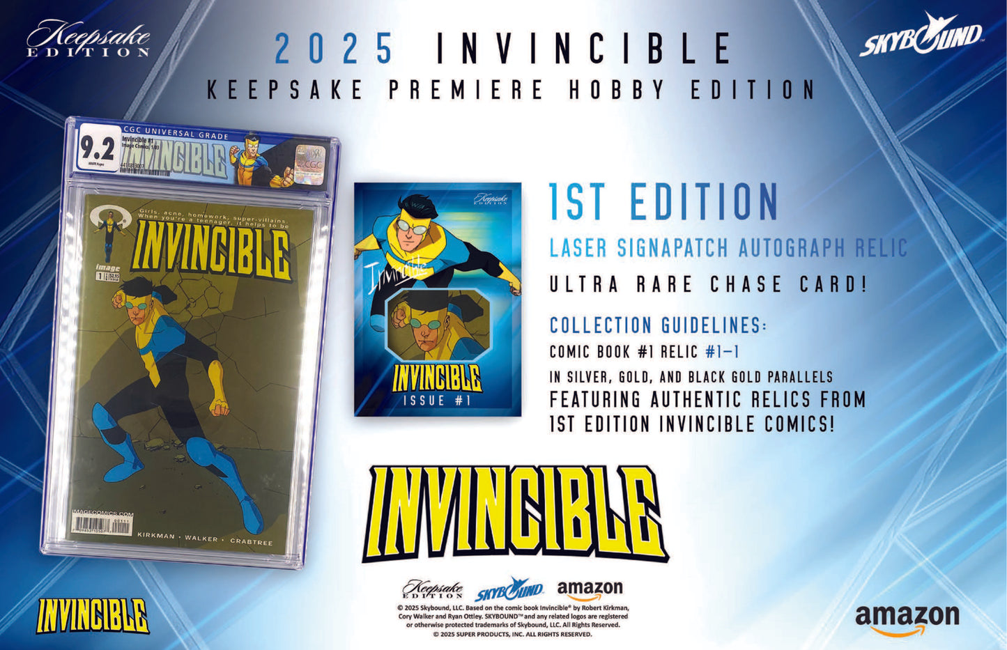 2025 : Keepsake Invincible Season 1 Premiere Hobby Edition Box