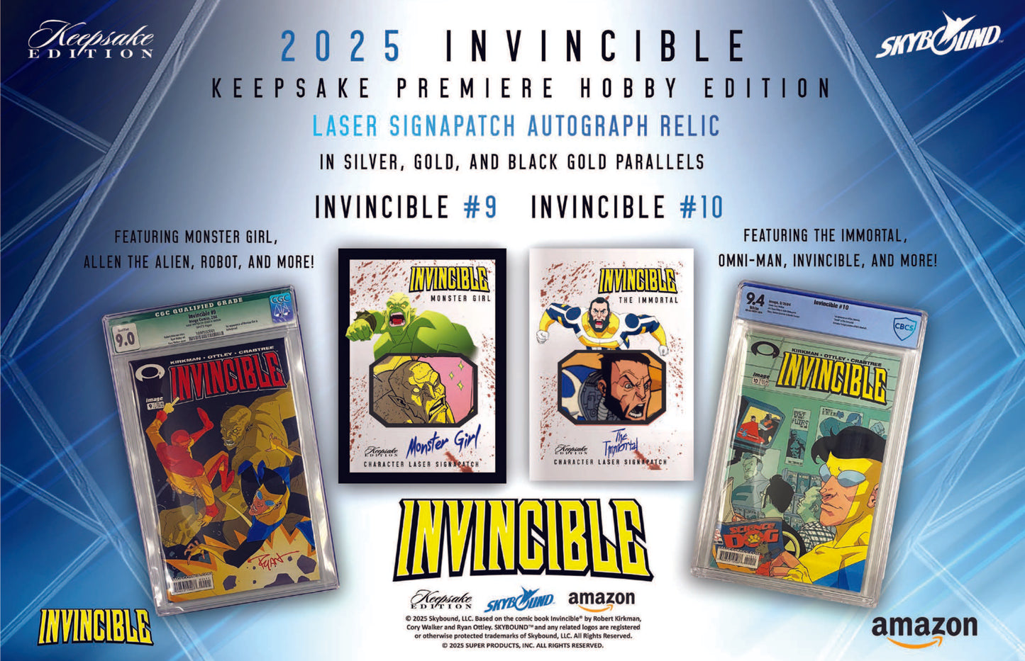 2025 : Keepsake Invincible Season 1 Premiere Hobby Edition Box