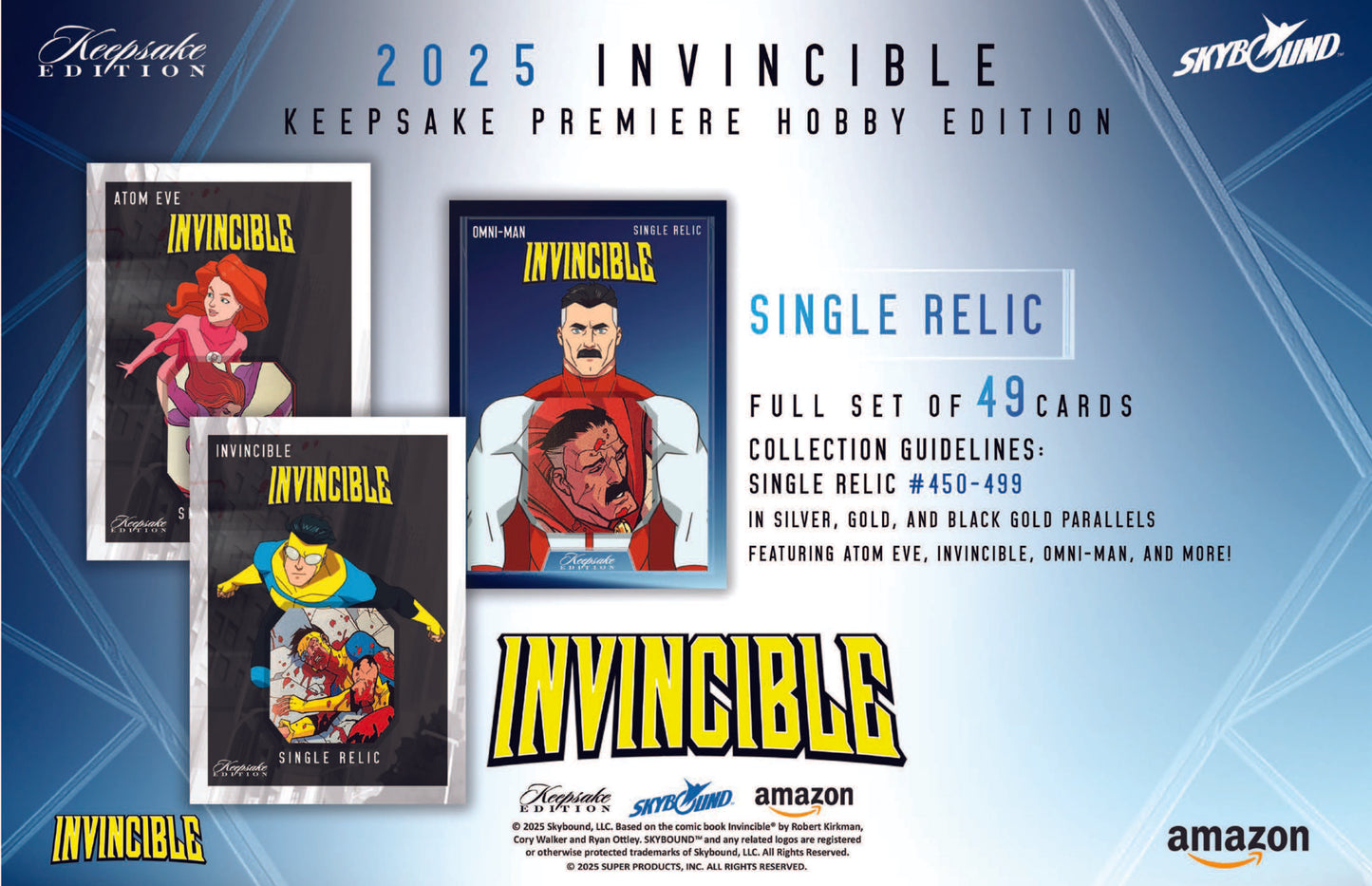2025 : Keepsake Invincible Season 1 Premiere Hobby Edition Box