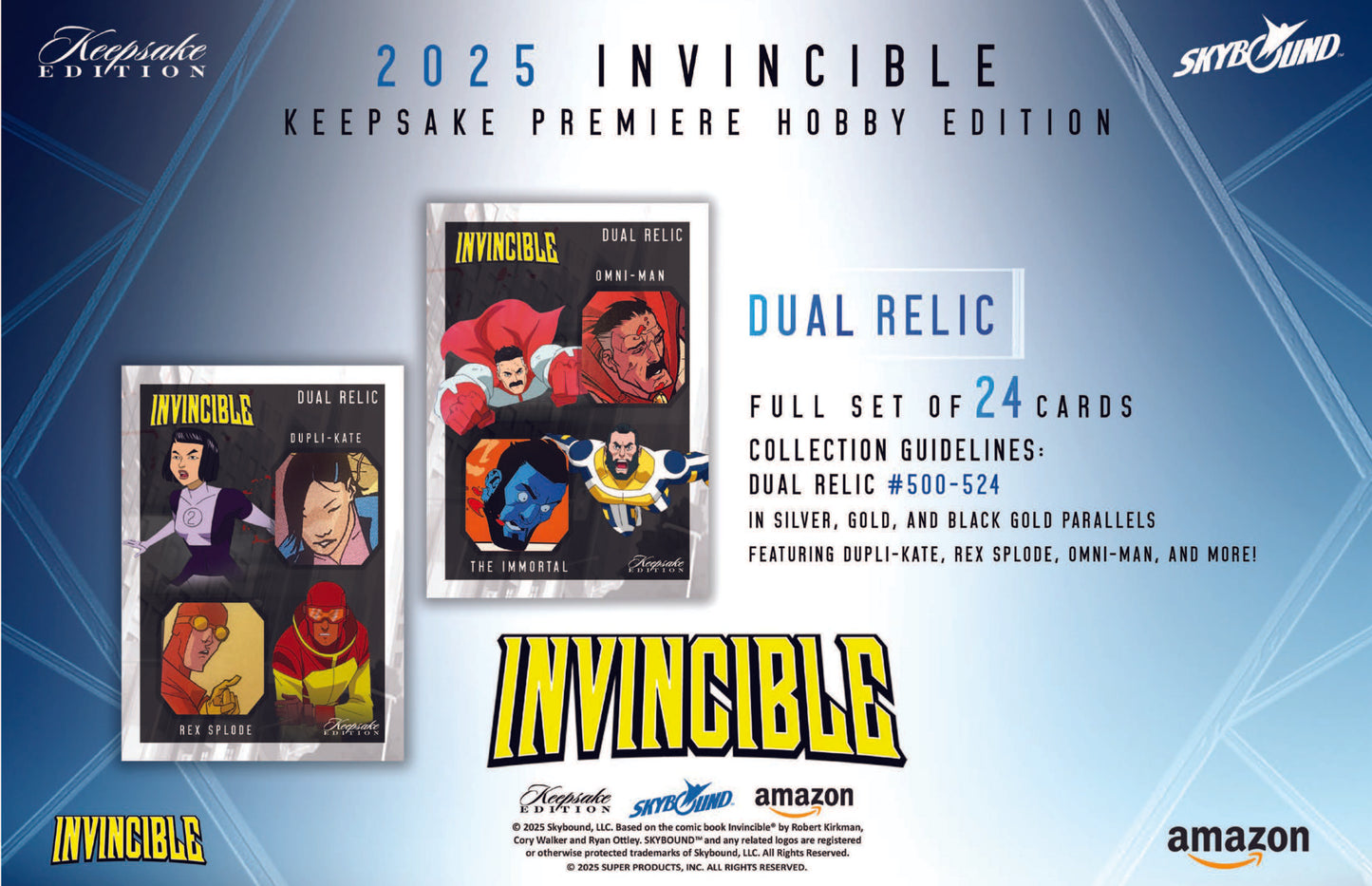 2025 : Keepsake Invincible Season 1 Premiere Hobby Edition Box
