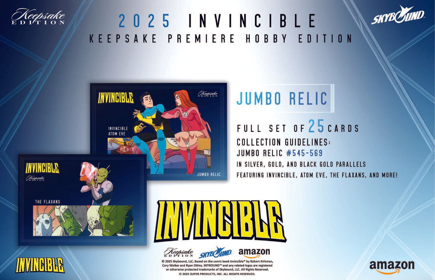 2025 : Keepsake Invincible Season 1 Premiere Hobby Edition Box