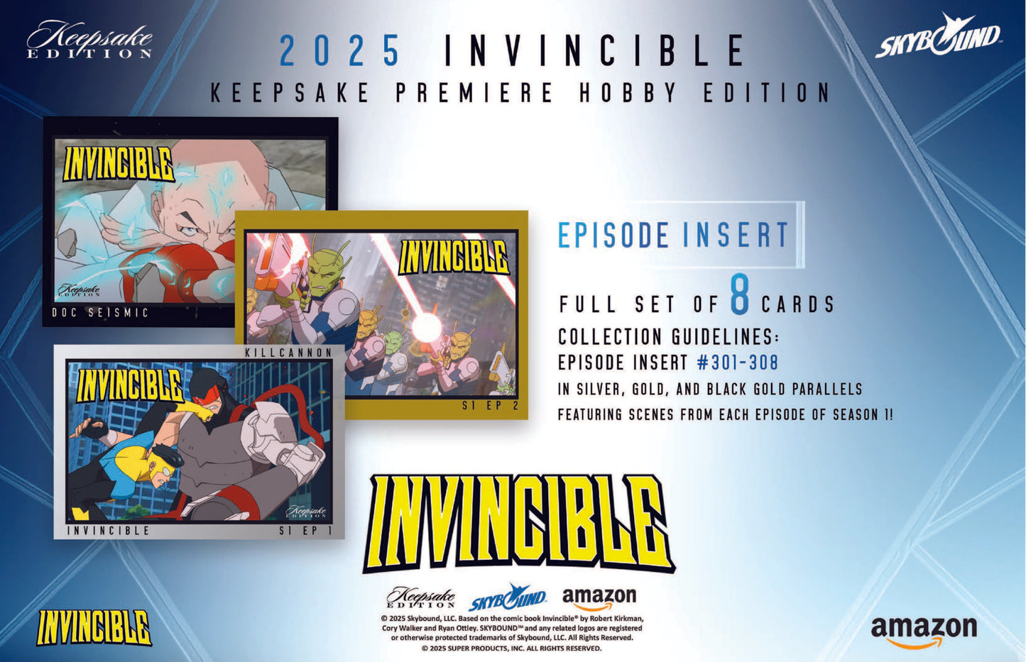 2025 : Keepsake Invincible Season 1 Premiere Hobby Edition Box