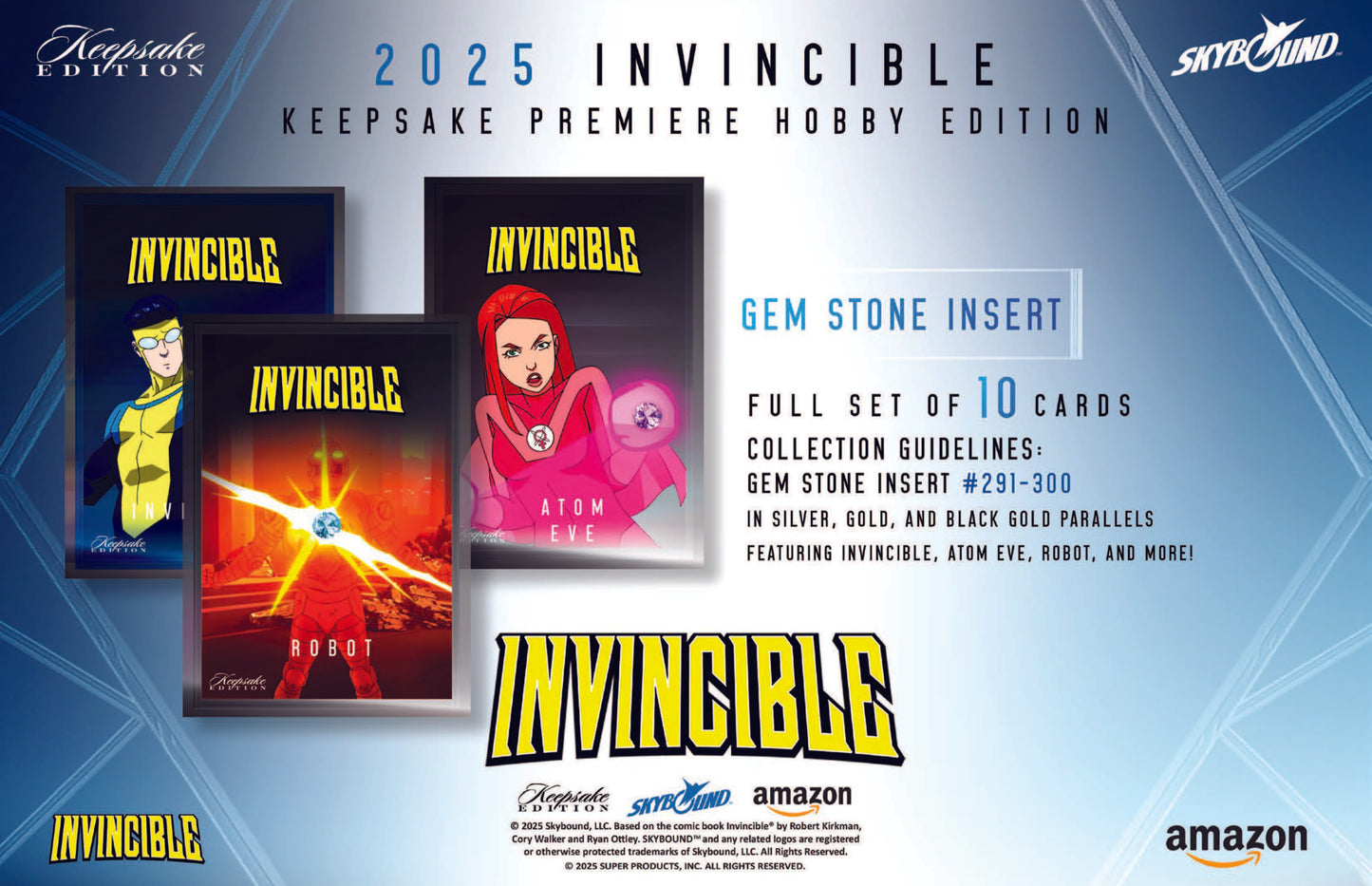 2025 : Keepsake Invincible Season 1 Premiere Hobby Edition Box