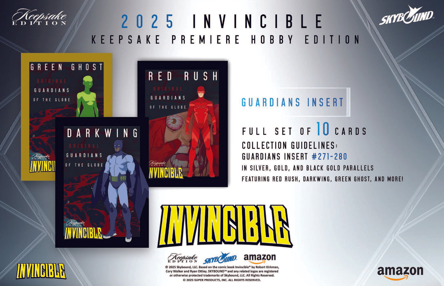 2025 : Keepsake Invincible Season 1 Premiere Hobby Edition Box