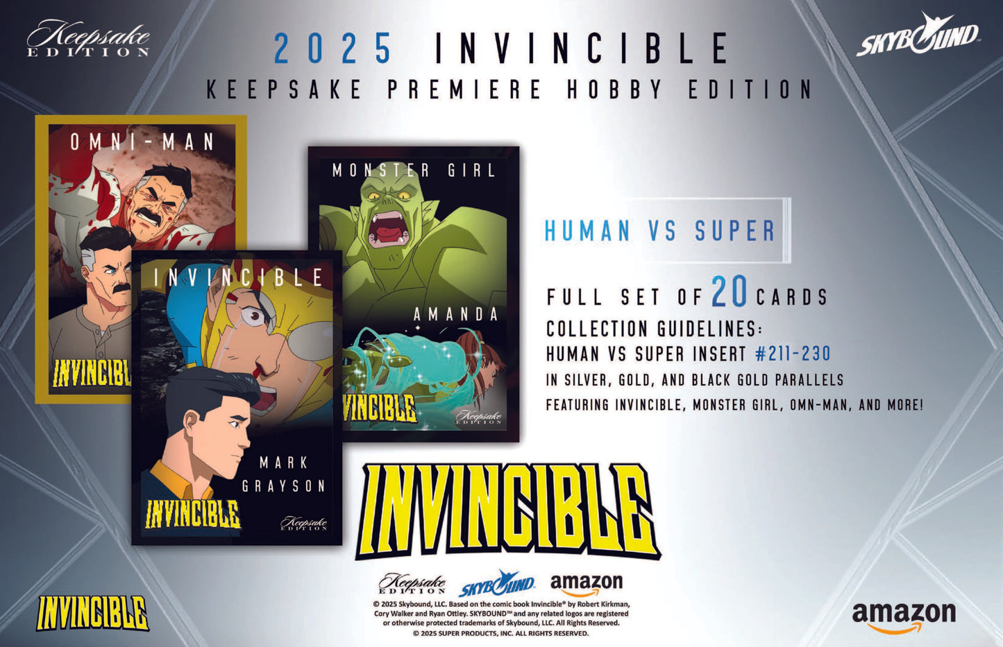2025 : Keepsake Invincible Season 1 Premiere Hobby Edition Box