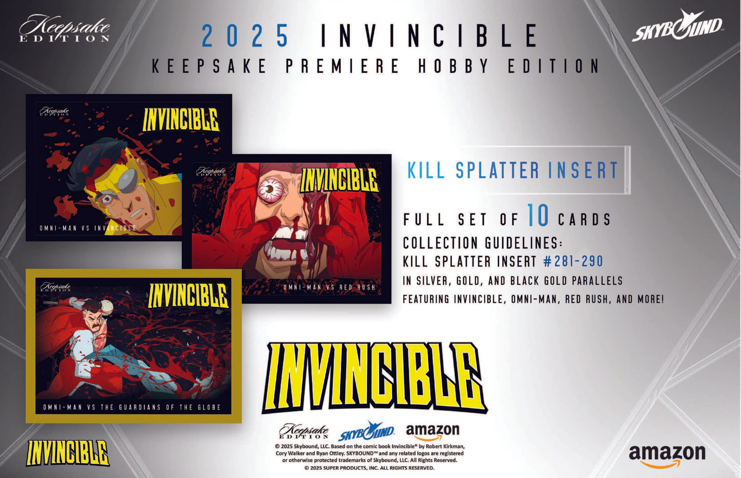 2025 : Keepsake Invincible Season 1 Premiere Hobby Edition Box