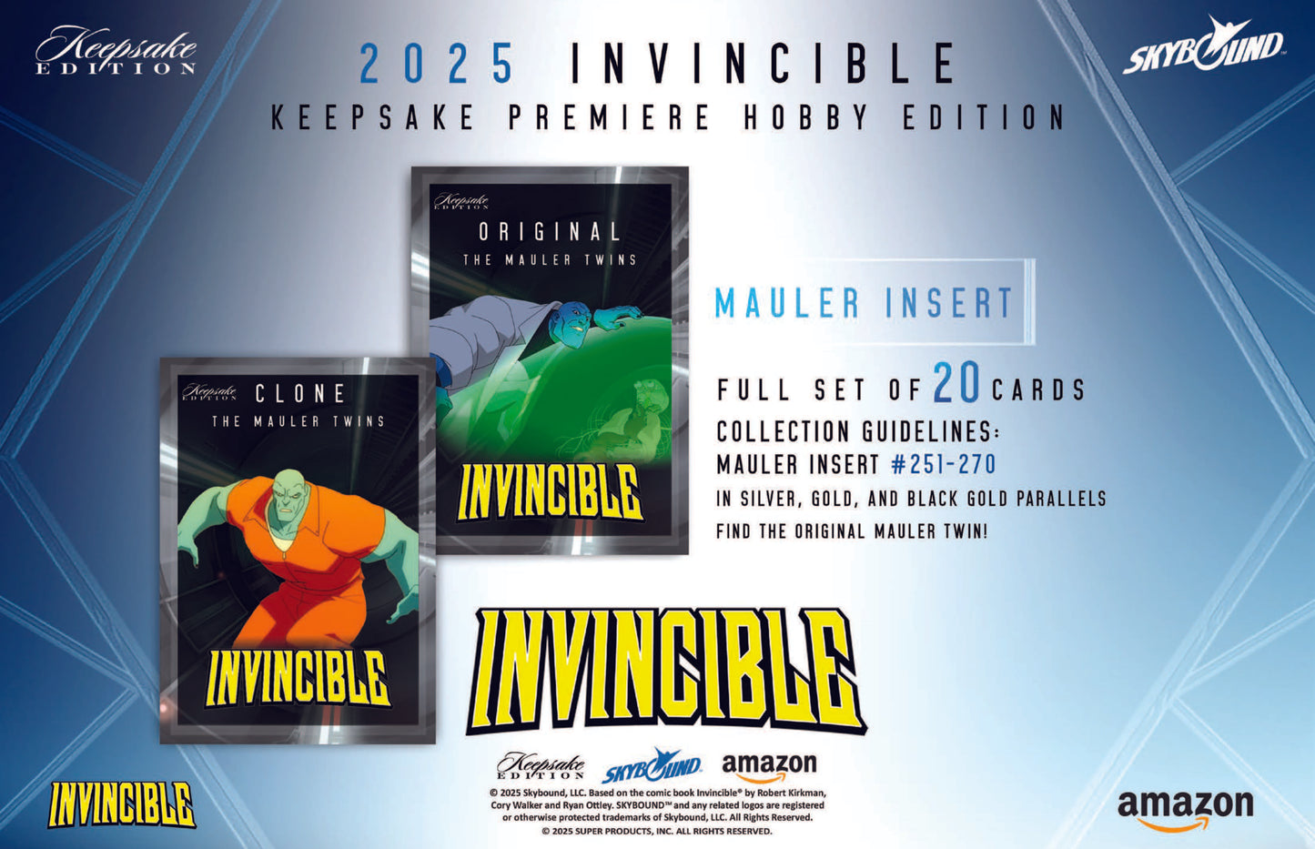 2025 : Keepsake Invincible Season 1 Premiere Hobby Edition Box