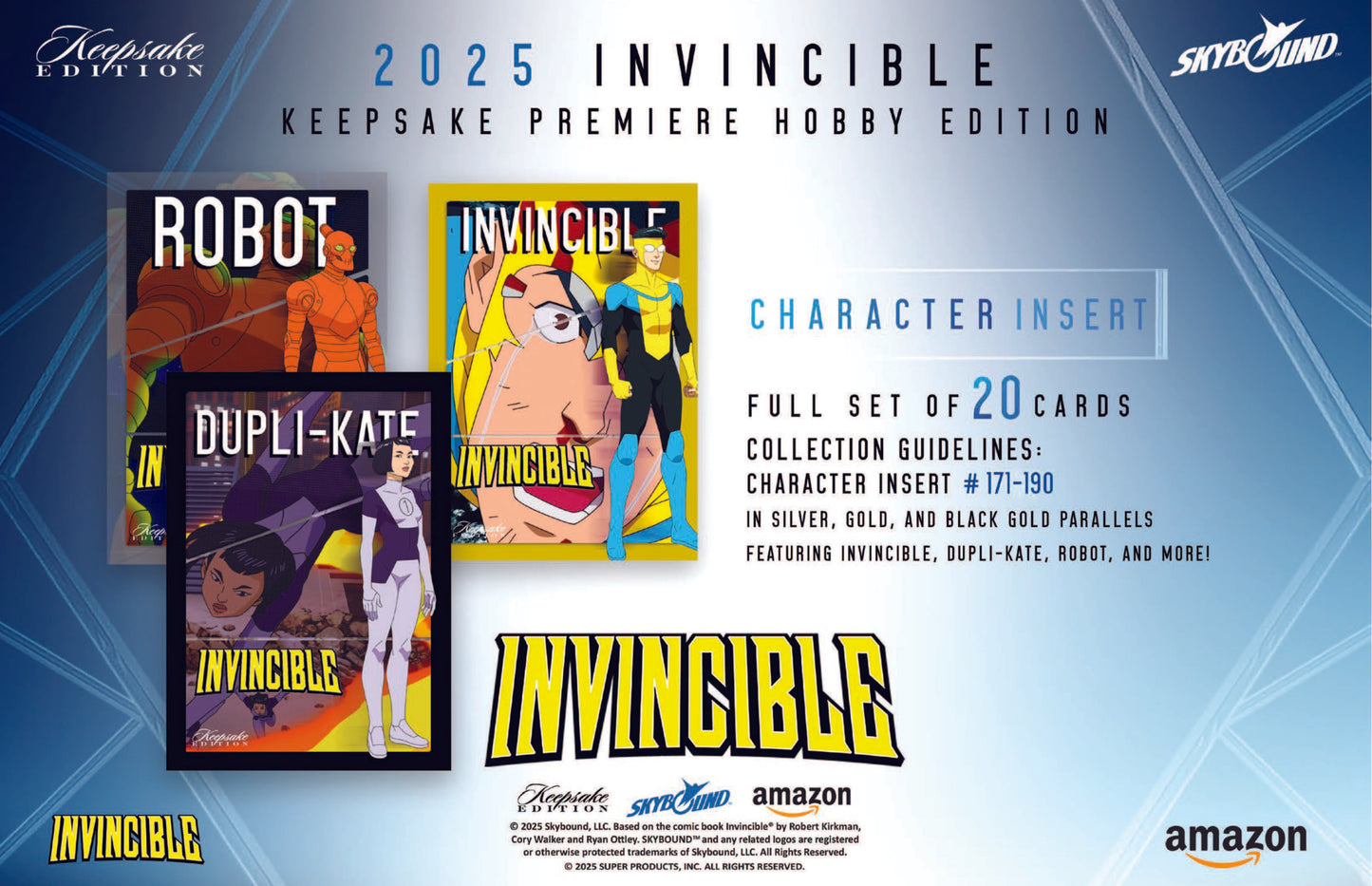 2025 : Keepsake Invincible Season 1 Premiere Hobby Edition Box