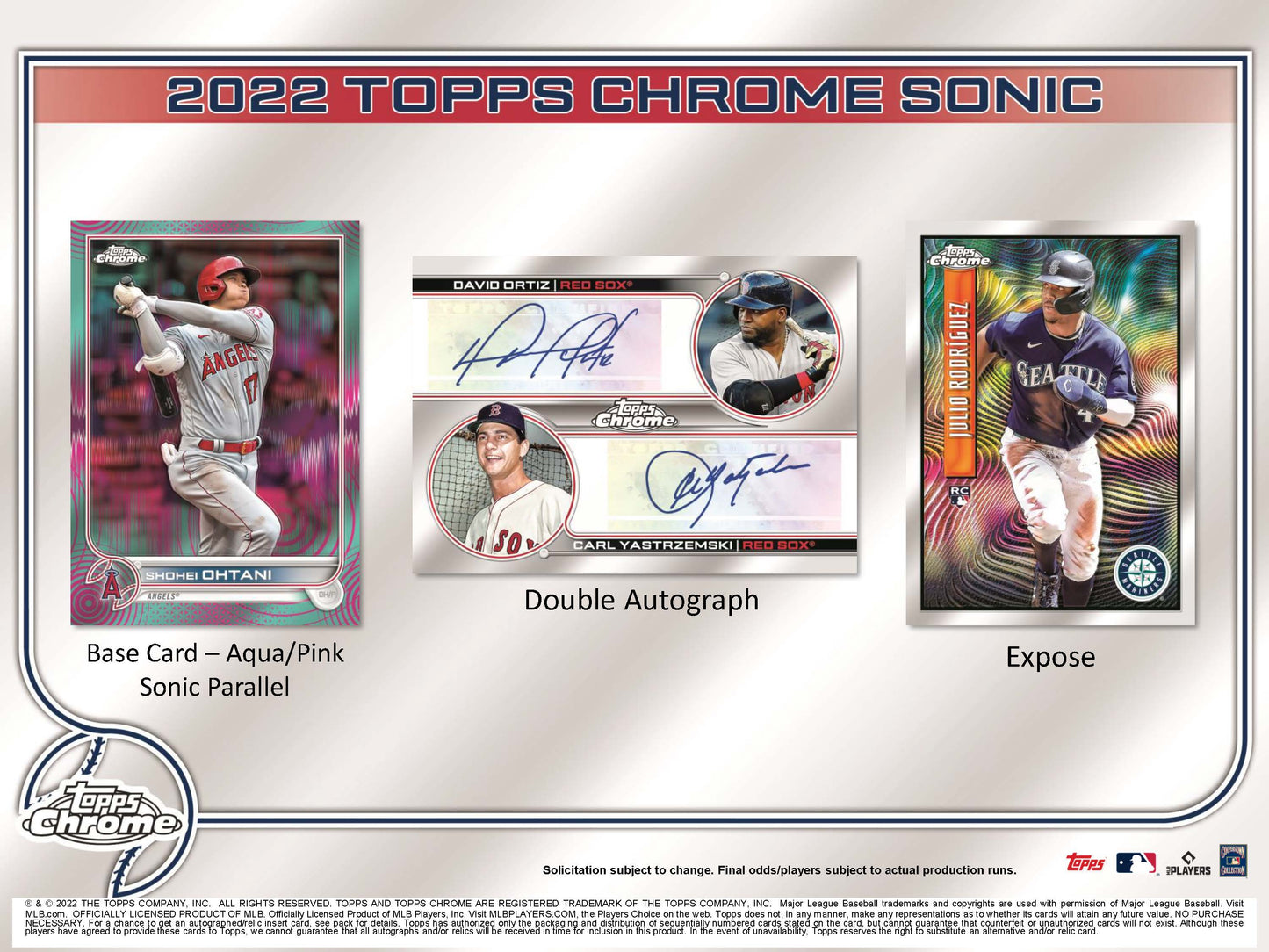 2022 : Topps Chrome Baseball Sonic Edition Hobby Lite Box