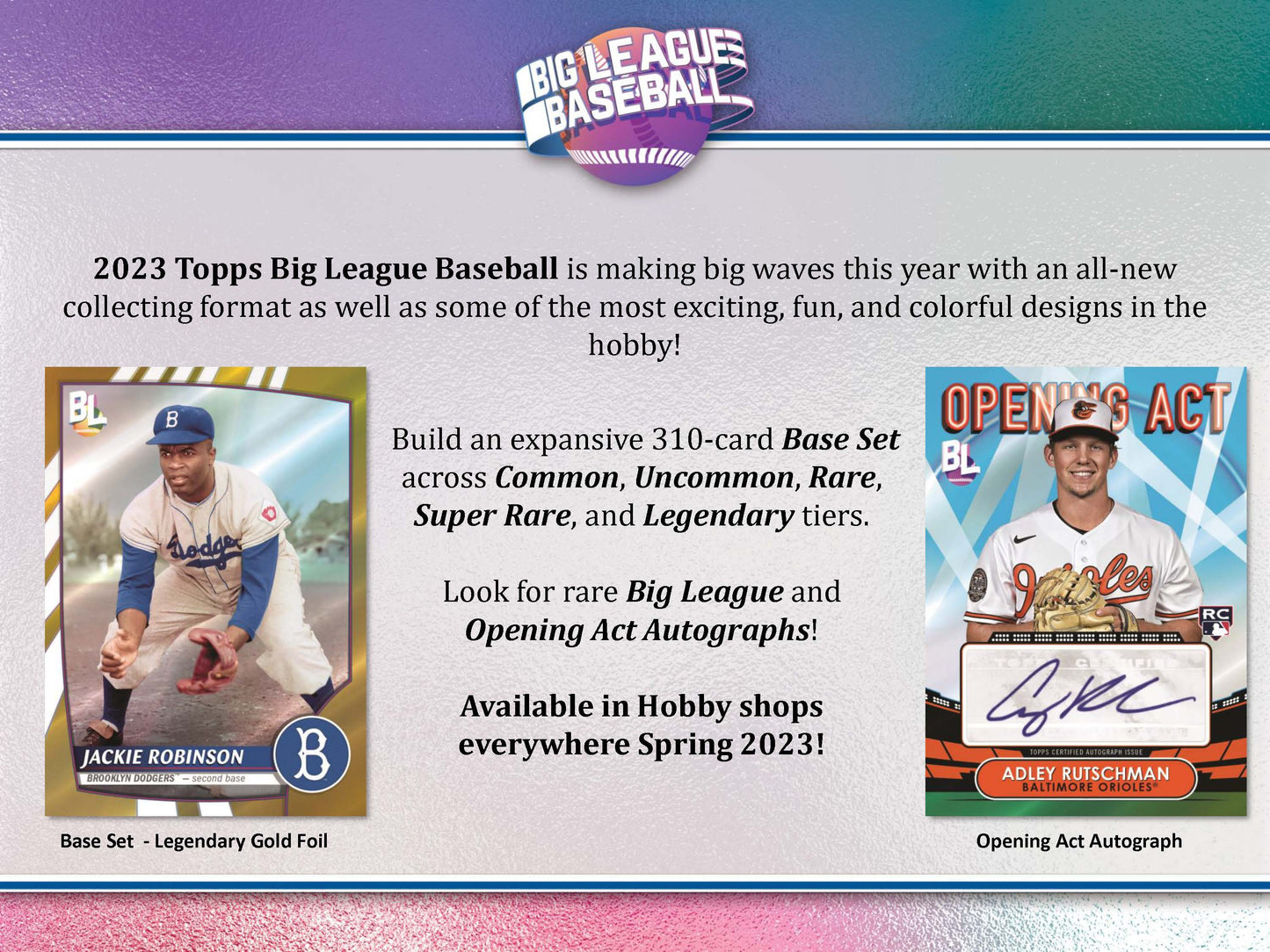 2023 : Topps Big League Baseball Hobby Box