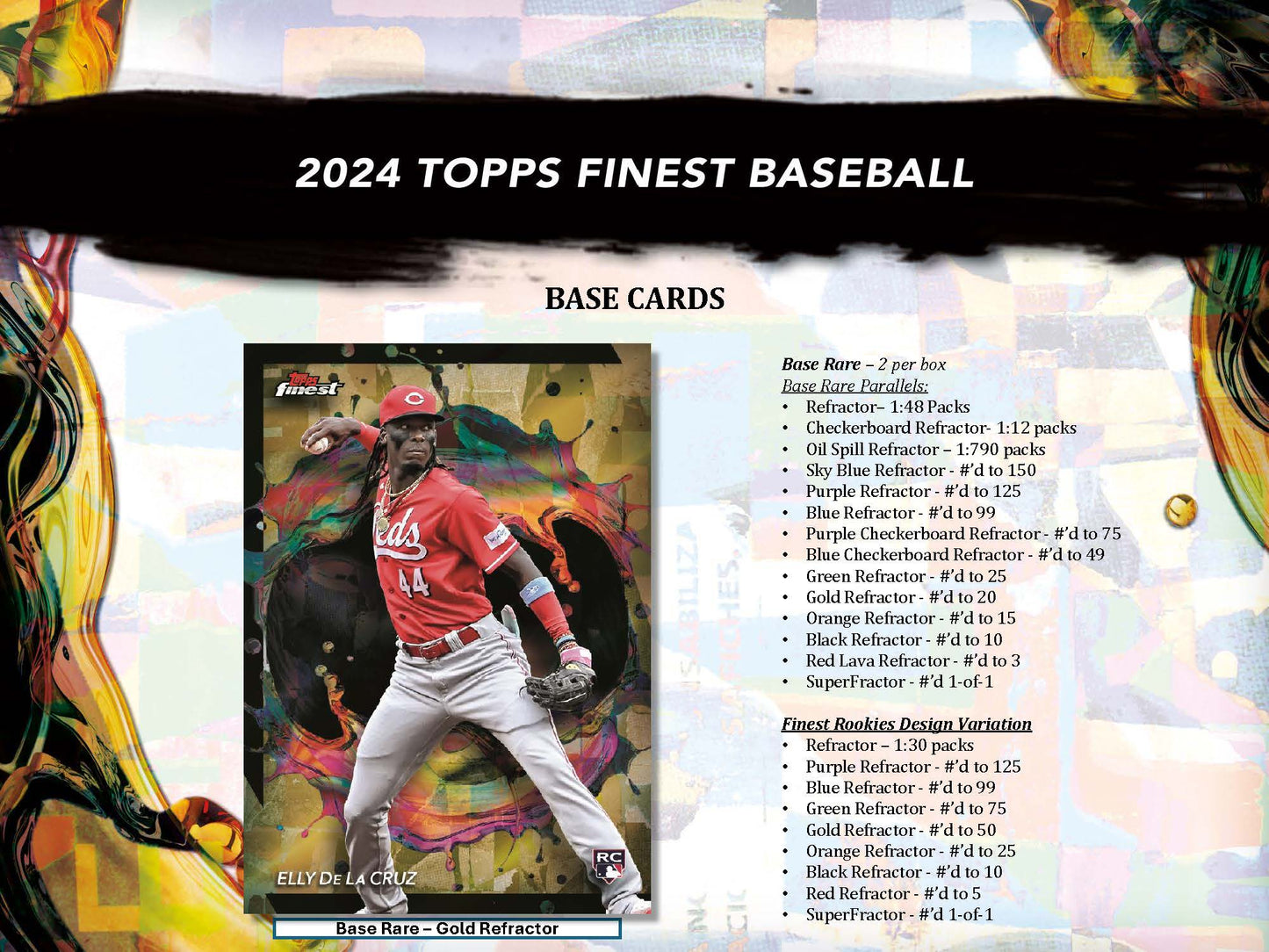 2024 : Topps Finest Baseball Hobby Box